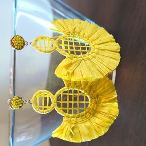 Oversized summer fashion earrings